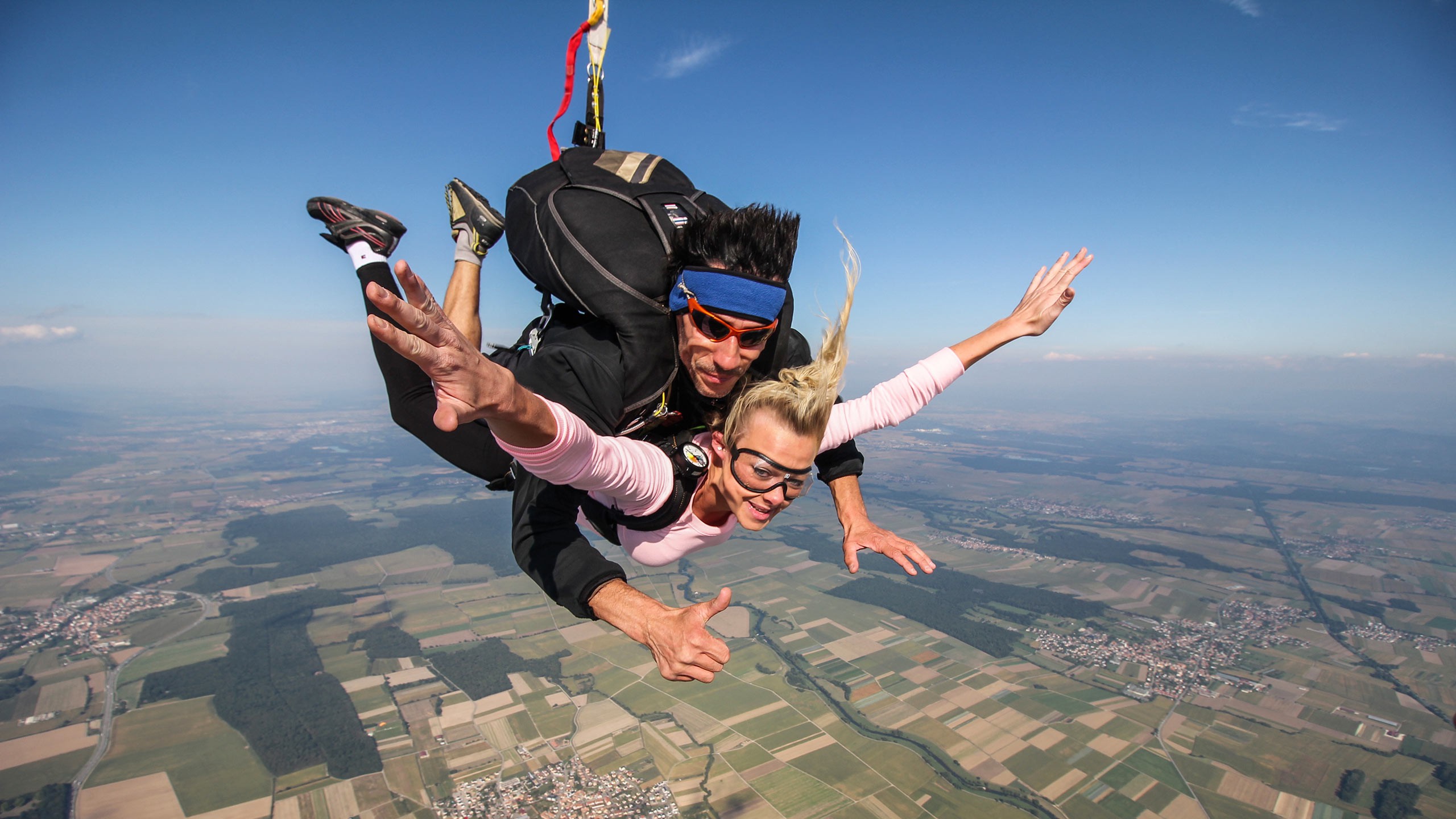 saut en parachute tandem